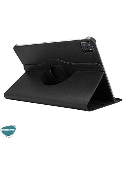 iPad Pro 11`` 2022 4. Nesil Için Kılıf (A2759-A2435-A2761-A2762) 360 Rotating Stand Deri Siyah [ipad Pro 11 2022 ile Uyumlu Kılıf - Siyah] modelleri