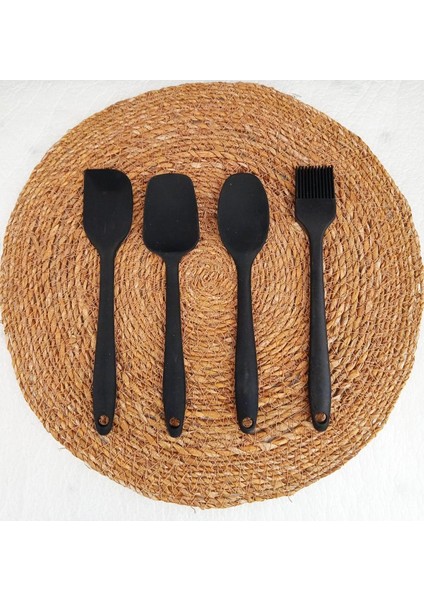 Parça Silikon Yumurta Fırçası Kaşık Bıçak Spatula Seti Dayanıklı