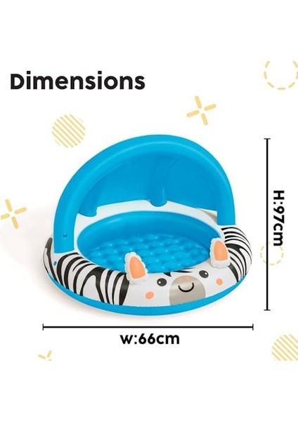 Sun Gölgeli Şişirilebilir Bebek Havuzu 97 cm x 66 cm fiyatları