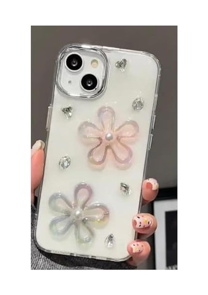 Aksesuar 13-14 ve 15 ile Uyumlu Epoksi 2 Çiçek Oyuncak Tasarımlı Esnek Silikon Kılıfı fiyatları