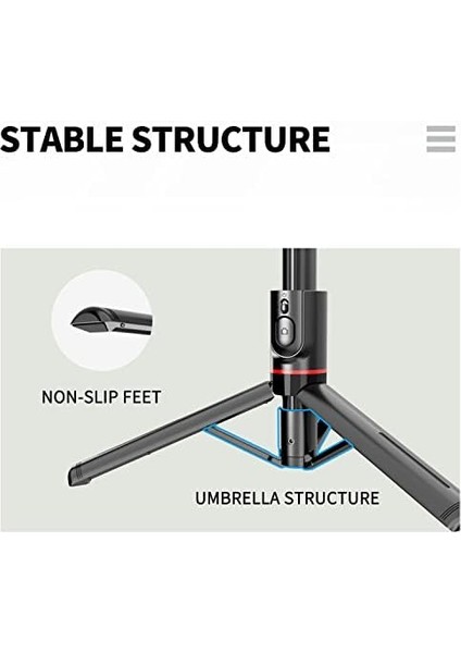 L12 Işıklı Selfie Çubuğu 3 Renk 106 cm Özçekim fiyatları