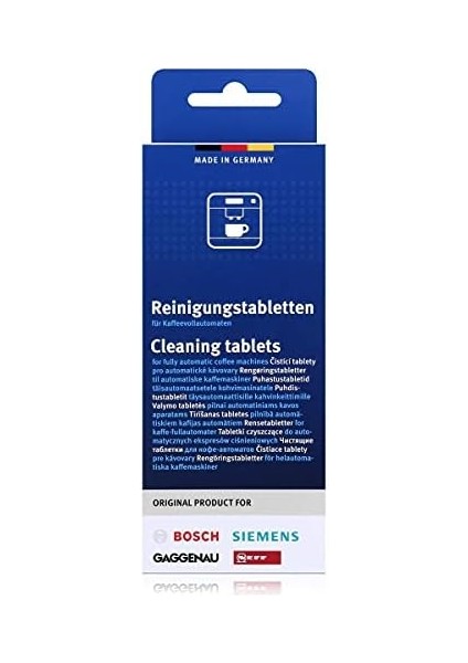 Otomatik Kahve Espresso Makinesi Temizleme Tableti 10&apos;lu fiyatları