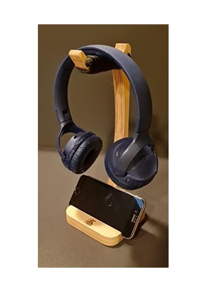 Devewood Ahşap Telefon Tutuculu Kulakık Standı fiyatları