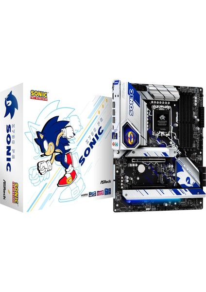 Z790 Phantom Gaming Rgb Atx Anakart Intel LGA1700, Dd5, 5x M.2 Ssd, 8k 60Hz, USB Type-C