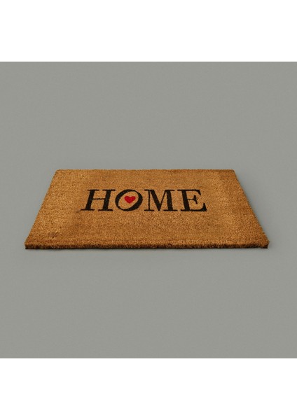 Home Kırmızı Kalp Kapı Önü Paspası - Bej - 35X60 cm modelleri