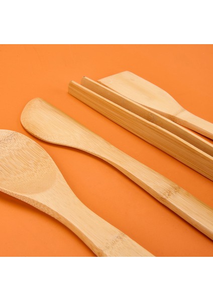 Mioli 4 Parça Bambu Mutfak Seti - Açık Kahverengi modelleri