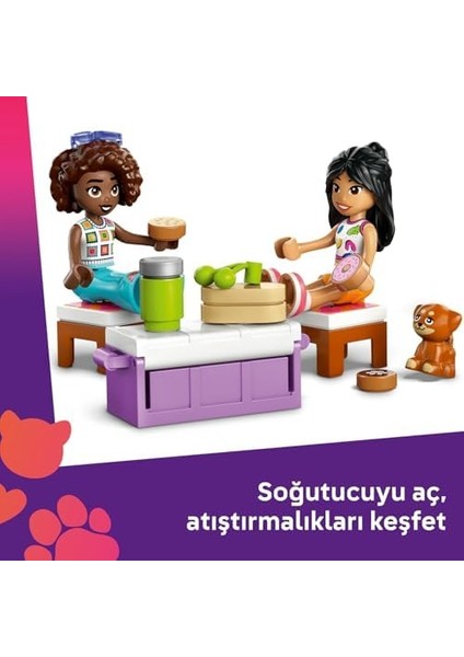 Arkadaşlık Seyahat Arabası 42659-6 Yaş ve Üzeri Kız ve Erkek Çocuklar Için 2 Mini Bebek ve 1 Köpek Figürü ile Aksesuarlar Içeren Yaratıcı Oyuncak Yapım Seti, Hediye Fikri (220 Parça) modelleri