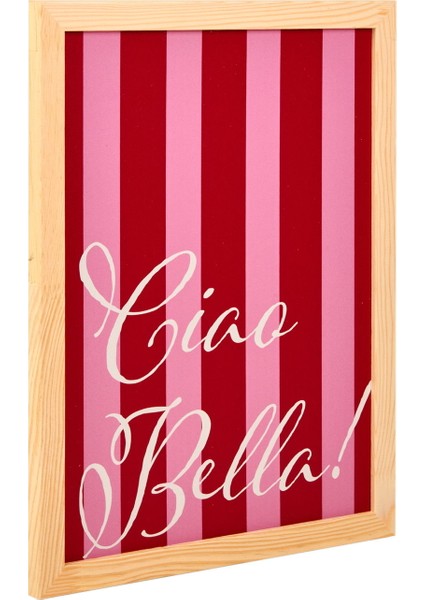 Deco Bright Holidays Duvar Panosu - Kırmızı / Pembe - 30X40 cm fiyatları