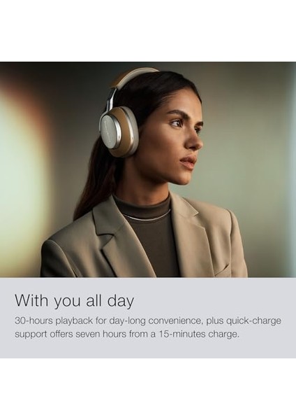 & Wilkins Px8 Kablosuz Kulak Üstü Kulaklık, ve Gürültü Önleyici, Siyah fiyatları