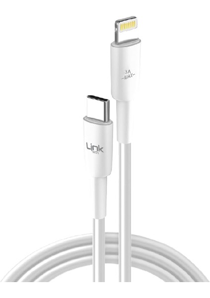 K608 Type-C To Iph 30W 2mt Şarj Kablosu Beyaz