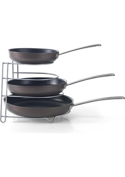 Canyon-4 Katlı Tava Rafı Polytherm Kaplama Gri