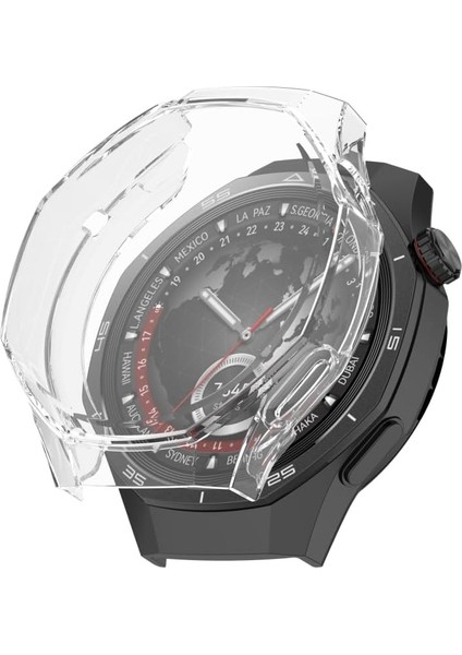 Gt5 Pro 46MM Için Kılıf Yumuşak Tpu Ekran Dokunmatiği Etkilemeyen Saatin Çevresini Tam Kavrayan Darbelere Karşı Silikon (Şeffaf)