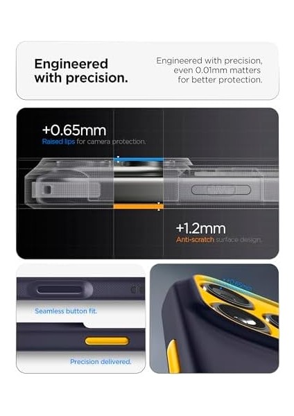 17 Pro ile Uyumlu Silikon Magsafe Kılıf Pop Hava Kanalı Teknolojisi Askeri Sınıf Koruma Magfit Blueberry Navy Kaymaz Kapak - ACS09966 fiyatları