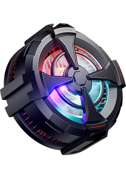 Manyetik Cep Telefonu Soğutucu Fan Rgb Radyatör Soğutucu, Oyun Için Soğutma Fanı, Kablolu, IPhone 12,13 ve 14 Serisi ile Uyumlu Magsafe, Akıllı Telefon/tablet Için