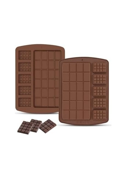 Çikolata Kalıbı Silikon Kalıp Çikolata Sabun Kokulu Taş Epoksi Kalıbı Mum Buz Silikon Kalıbı ECMELNM202 modelleri