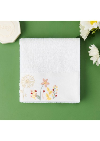 Soft Granny Summer Penna El Havlusu - Ekru - 30X50 cm