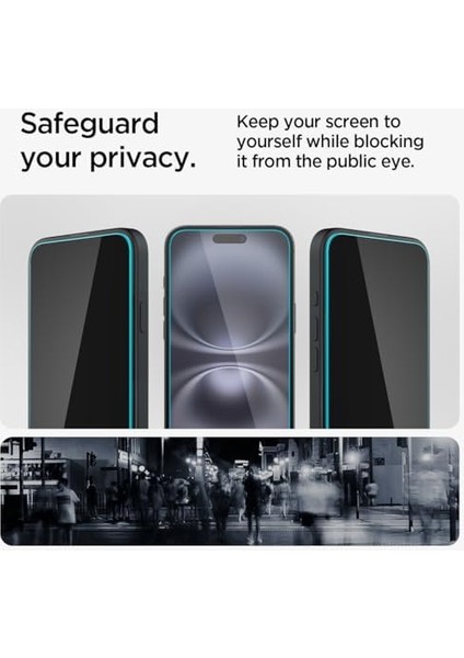 16 / 15 Hayalet Cam Ekran Kurulum Glas.tr Ez Fit Privacy Hd (2 Adet) - AGL06885 modelleri