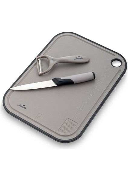 Smart Grey Kesme Tahtası Seti