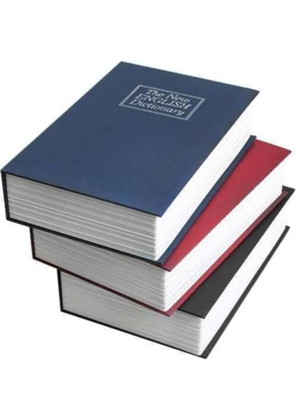 Kitap Görünümlü Gizli Kasa - Lacivert