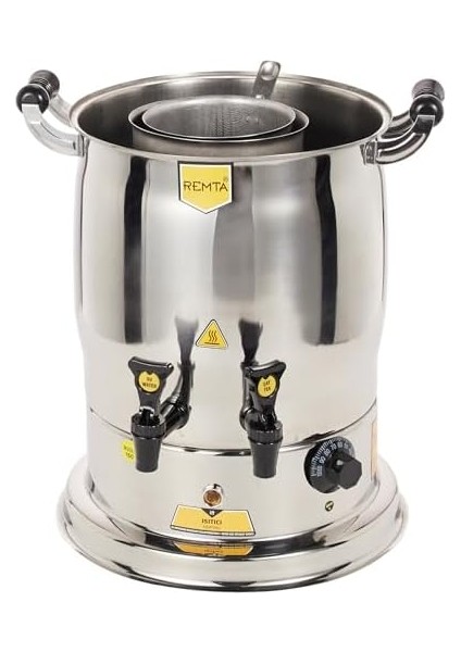 R27 Maksi Çift Demlikli Çay Semri, 16LT, Paslanmaz Çelik fiyatları