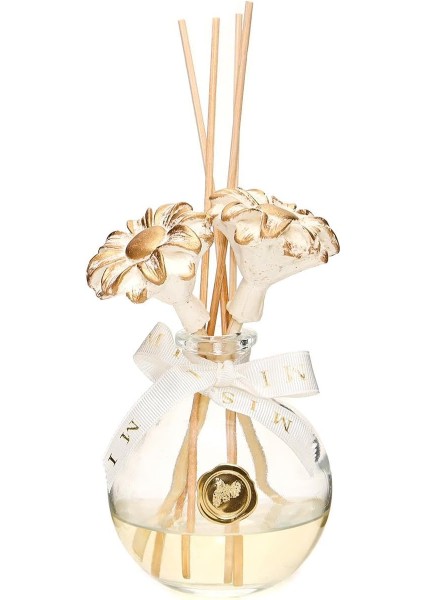 230 ml Seramik Taşlı Bambu Çubuklu Vanilya Oda Kokusu