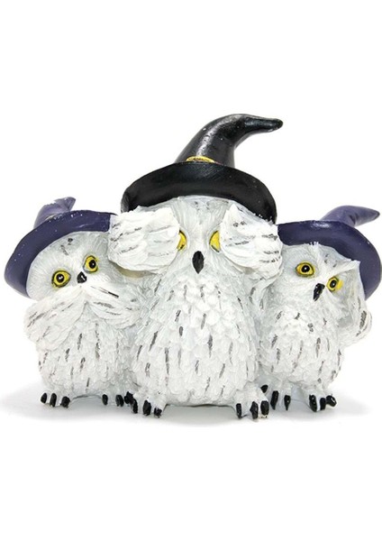 Polyester Baykuş Ailesi Biblo