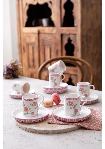 Desire 12 Parça 6 Kişilik Kahve Takımı Chirpy