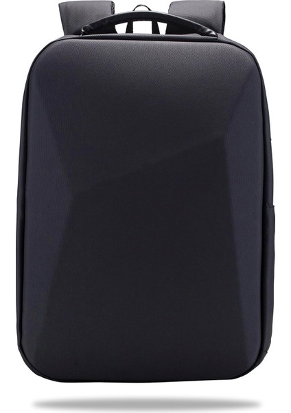 GA-0010 Gauntlet V1 Sert Kabuk Serisi 15.6 Inch Uyumlu Wtx Pro Su Geçirmez Kumaş Laptop Çantası -Siyah