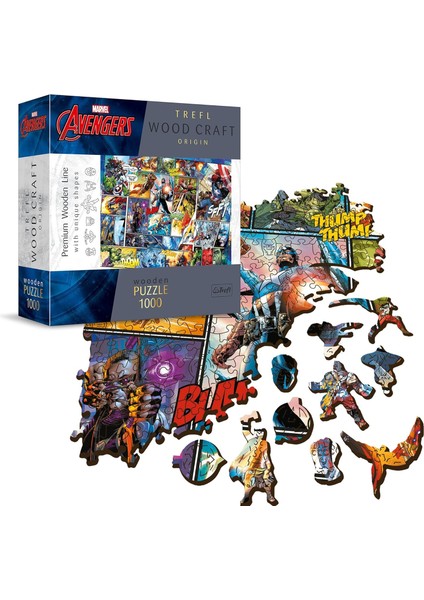 Ahşap Yapboz 1000 Yenilmezler