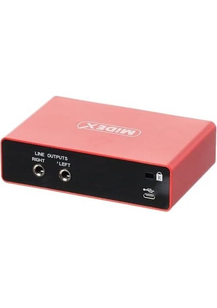 GLX-700RD Üst Segment USB Stüdyo Ses Kartı 2 Giriş 2 Çıkış 24BIT/192KHZ modelleri