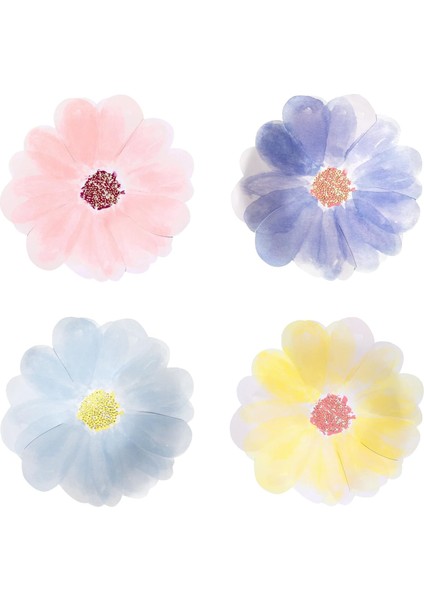 185320 Çiçek Bahçesi Tabaklar (S) (8&apos;li)