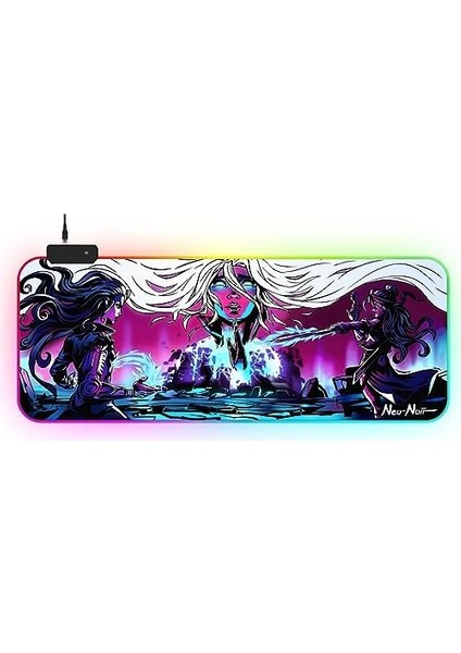 Rgb Mousepad 90X40 Rgb Mouse Pad Xxl Büyük Oyuncu Ofis Mouse Altlığı Işıklı Mousepad (Neo) fiyatları