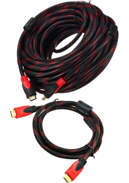 4K HDMI 50 Ft Kablo (Hdmı 2.0,18GBPS) Ultra Yüksek Hızlı Uçlu, Ethernet Kablosu, 4K @ 60HZ 2k 1080P 3D Arc UHD Tv Monitörü Dizüstü Bilgisayar Xbox Ps4/ps5 Vb ile Uyumlu (1,5 Metre)