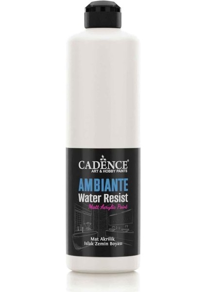 Ambiante Suya Dayanıklı Akrilik Aw-04 Beyaz 500ML + Katalizör 20GR