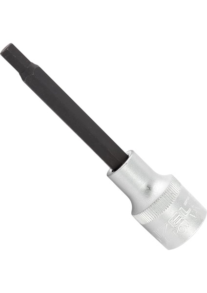 1113064106 1/2" Uzun Allen Uçlu Lokma Anahtar, Krom, 6 mm