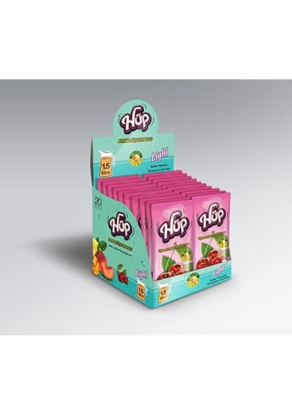Hüp Toz Içecek Vişne 1.5 Litre 20&apos;li Paket fiyatları
