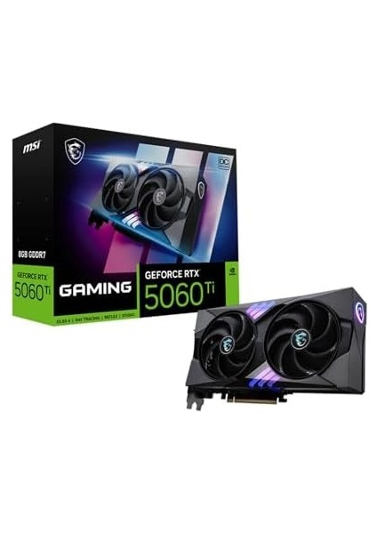 VGA Rtx 5060 Tı 8g Gamıng Oc RTX5060TI 8gb Gddr7 128B DX12 Pcıe 5.0 X16 (3xdp 1xhdmı) fiyatları