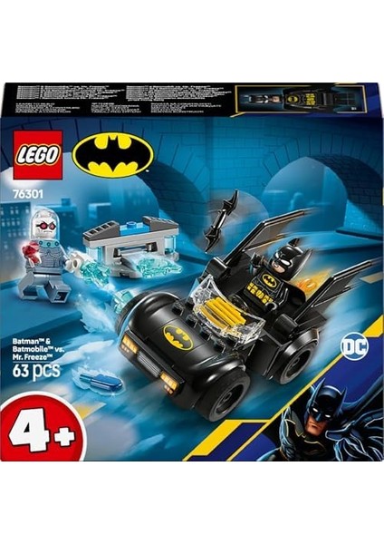 Dc: ve Batmobile, Mr. ’e Karşı 76301-4 Yaş ve Üzeri Süper Kahraman Seven Çocuklar Için Oyuncak Yapım Seti, Doğum Günü Hediyesi (63 Parça) fiyatları