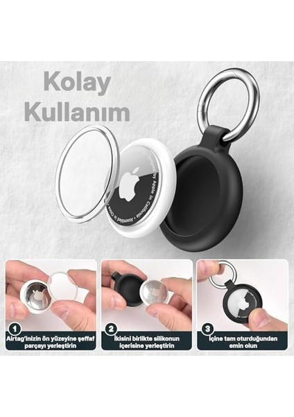 Için Karabinalı, Cihaza Tam Oturan Silikon Kılıf ve Taşınabilir Anahtarlık (Sarı) modelleri