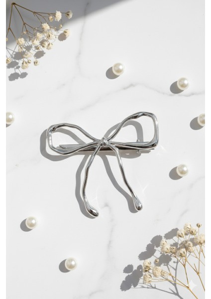 Kurdele Şeklinde Metal Toka, Metal Klipsli Fiyonk Toka