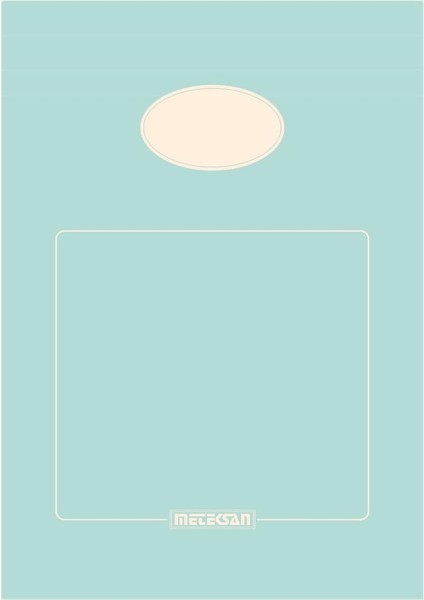 A5 Karton Kapaklı Bloknot, Akdeniz Serisi, 80 Yaprak, Düz, Mint