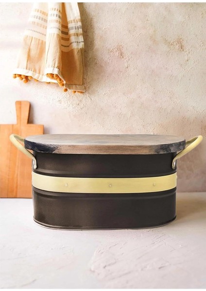 Mia Galvin Ekmek Saklama Kabı Siyah