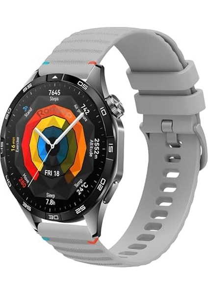 ile Uyumlu Dalgalı Görünüm Motion Loop 22MM Kordon Gt5/gt5 Pro/gt4/gt3/gt3 Pro/gt2/gt2 Pro 46MM Için Yumuşak Dokulu Deformasyona Karşı Dayanıklı Silikon Kayış fiyatları