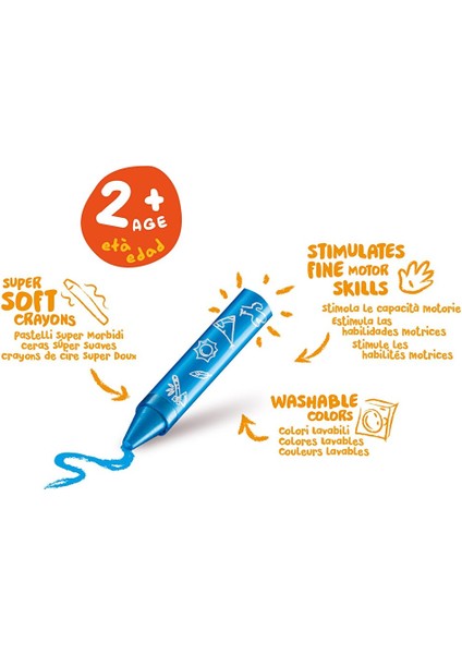 Jumbo Pastel Boya 8'li modelleri