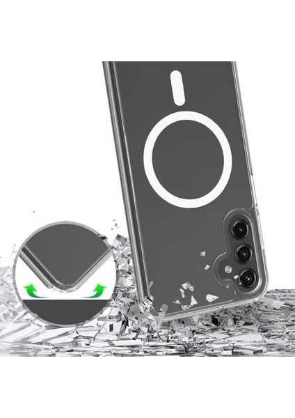 Galaxy S21 Fe ile Uyumlu Transparent Manyetik ile Uyumlu, Tam Gövde Koruyucu Kılıf Ince Crystalclear Telefon Kılıfı Pmma - Şeffaf modelleri