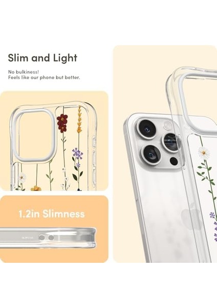 Ciel By 15 Pro ile Uyumlu Kılıf Cecile Flower - ACS06760 modelleri