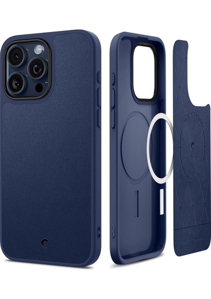 Ciel By 15 Pro Max ile Uyumlu Kılıf Kajuk Mag Magsafe Özellikli Navy Blue - ACS07091