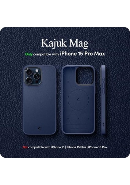 Ciel By 15 Pro Max ile Uyumlu Kılıf Kajuk Mag Magsafe Özellikli Navy Blue - ACS07091 fiyatları