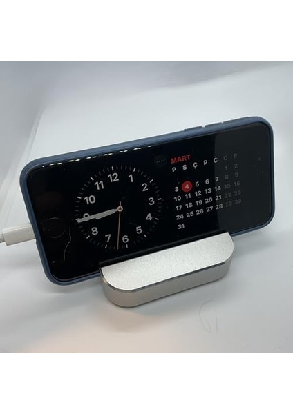 Telefonu, Masaüstü Kullanıma Uygun, Yer Kaplamayan Kompakt Şık Tasarım 16 15 14 13 Pro Max, 12 11 Se Modelleri Ile Uyumlu, Uzay Grisi, Kesim Kenarlar modelleri