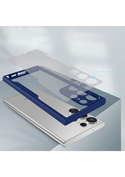 S23 Ultra Kılıf Kamera Korumalı Arkası Mat Silikon modelleri